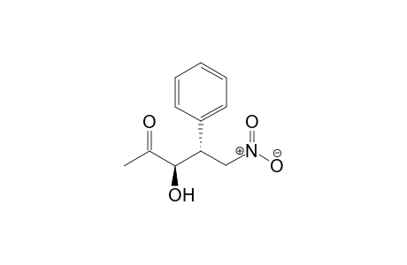(3R,4R)-3-Hydroxy-5-nitro-4-phenylpentan-2-one