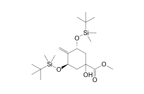 (3R,5R)-3,5-Bis[(tert-butyldimethylsilyl)oxy]-1-hydroxy-4-methylenecyclohexanecarboxylic acid Methyl Ester