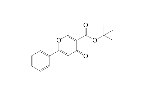 t-Butyl 4-oxo-6-phenyl-4H-pyran-3-carboxylate