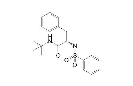 N-(tert-Butyl)-3-phenyl-2-[(phenylsulfonyl)imino]propanamide