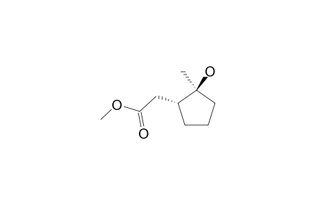 TRANS-2-[(METHOXYCARBONYL)-METHYL]-1-METHYLCYClOPENTAN-1-OL