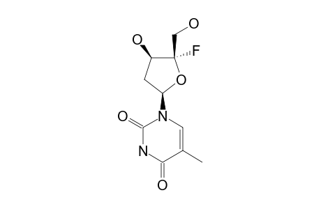 1-[(2R,4R,5S)-5-FLUORO-4-HYDROXY-5-HYDROXYMETHYLTETRAHYDROFURAN-2-YL]-5-METHYL-1H-PYRIMIDINE-2,4-DIONE