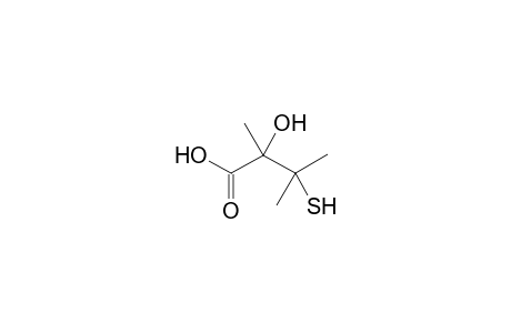 2-Hydroxy-2,3-dimethyl-3-sulfanylbutanoic acid
