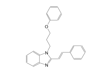 1H-benzimidazole, 1-(3-phenoxypropyl)-2-[(E)-2-phenylethenyl]-