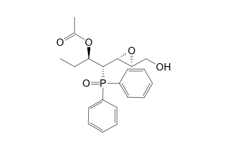anti syn (2S,3R,4R,5R)-5-Acetoxy-4-diphenylphosphinoyl-2,3-epoxyheptan-1-ol