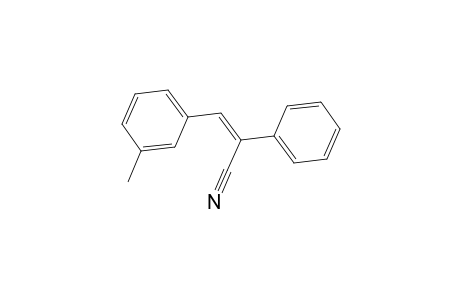 (2Z)-3-(3-Methylphenyl)-2-phenyl-2-propenenitrile