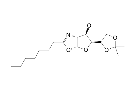 2-HEPTYL-(2-DEOXY-5,6-O-ISOPROPYLIDENE-ALPHA-D-GLUCOFURANO)-[2,1-D]-2-OXAZOLINE