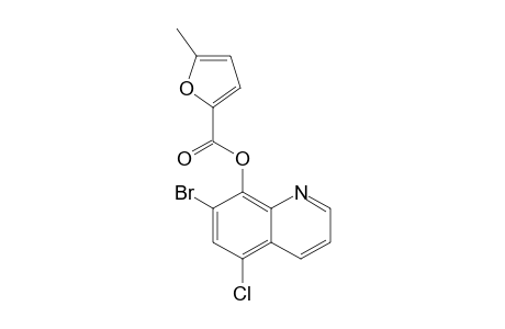 2-Furancarboxylic acid, 5-methyl-, 7-bromo-5-chloro-8-quinolinyl ester