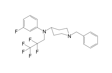 1-Benzyl-N-(3-fluorophenyl)-N-(2,2,3,3,3-pentafluoropropyl)piperidin-4-amine