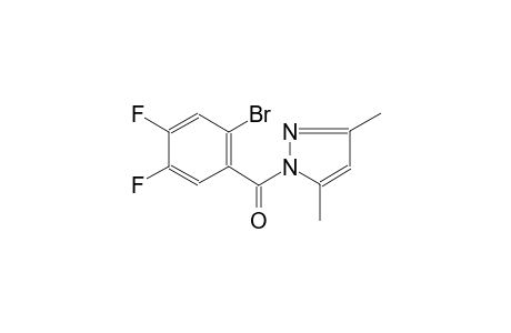 1H-pyrazole, 1-(2-bromo-4,5-difluorobenzoyl)-3,5-dimethyl-
