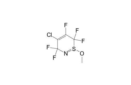 4-Chloro-3,3,5,6,6-pentafluoro-3,6-dihydro-1-methoxy-1.lambda(4).-2-thiazine