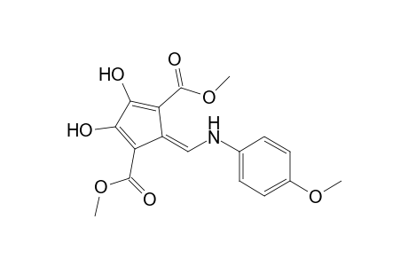 Dimethyl 2,3-dihydroxy-6-[(4'-methoxyphenyl)amino]fulvene-1,4-dicarboxylate