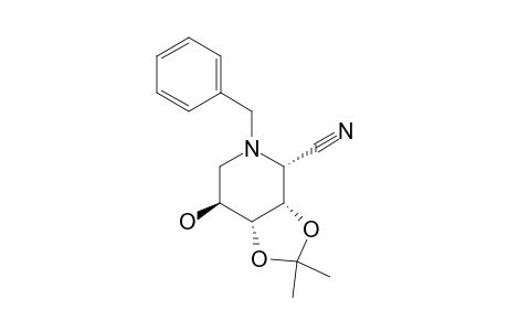 2-N-BENZYL-2,6-DIDEOXY-2,6-IMINO-3,4-O-ISOPROPYLIDENE-L-GALACTONONITRILE