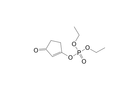 Phosphoric acid, diethyl 3-oxo-1-cyclopenten-1-yl ester