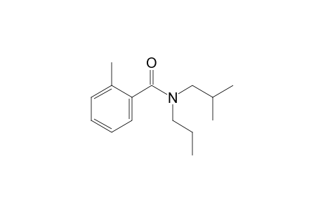 Benzamide, 2-methyl-N-propyl-N-isobutyl-