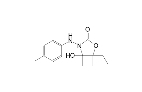 2-oxazolidinone, 5-ethyl-4-hydroxy-4,5-dimethyl-3-[(4-methylphenyl)amino]-