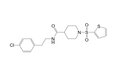 N-[2-(4-chlorophenyl)ethyl]-1-(2-thienylsulfonyl)-4-piperidinecarboxamide