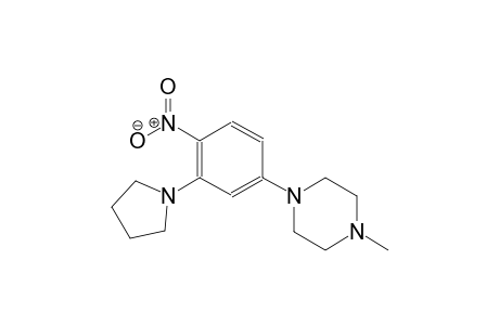 1-methyl-4-[4-nitro-3-(1-pyrrolidinyl)phenyl]piperazine