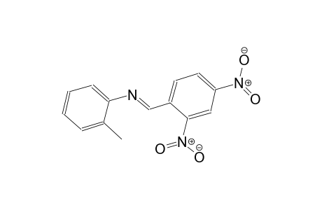 N-[(E)-(2,4-dinitrophenyl)methylidene]-2-methylaniline