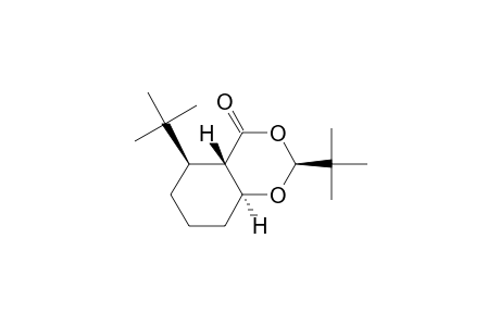 4H-1,3-Benzodioxin-4-one, 2,5-bis(1,1-dimethylethyl)hexahydro-, [2S-(2.alpha.,4a.alpha.,5.beta.,8a.beta.)]-
