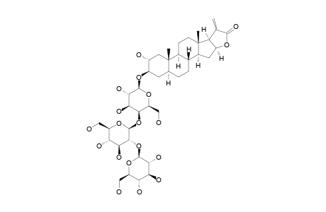 2-ALPHA,3-BETA,16-BETA-TRIHYDROXY-5-ALPHA-PREGN-20(21)-ENE-CARBOXYLIC-ACID-GAMMA-LACTONE-3-O-[O-BETA-D-GLUCOPYRANOSYL-(1->2)-O-BETA-D-GLUCOPYRANOSY