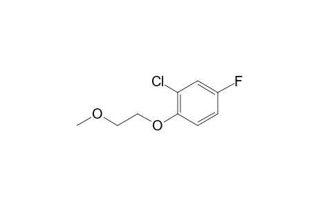 2-Chloro-4-fluoro-1-(2-methoxyethoxy)benzene