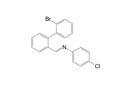 N-[(2'-Bromobiphenyl-2-yl)methyliene]-4-chlorobenzamine
