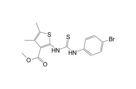 methyl 2-{[(4-bromoanilino)carbothioyl]amino}-4,5-dimethyl-3-thiophenecarboxylate