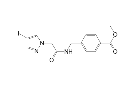 Benzoic acid, 4-[[[2-(4-iodo-1H-pyrazol-1-yl)acetyl]amino]methyl]-, methyl ester