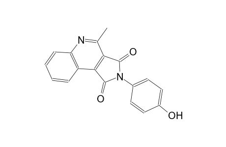 1H-pyrrolo[3,4-c]quinoline-1,3(2H)-dione, 2-(4-hydroxyphenyl)-4-methyl-