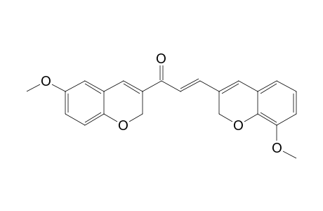 (E)-1-(6-METHOXY-2H-CHROMEN-3-YL)-3-(8-METHOXY-2H-CHROMEN-3-YL)-PROP-2-EN-1-ONE