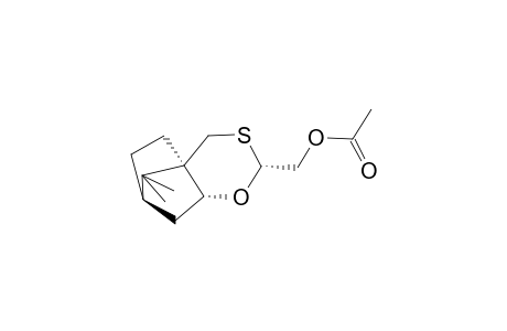 (1R,4R,6R,8R)-4-(Acetoxymethyl)-11,11-dimethyl-5-oxa-3-thiatricyclo[6.2.1.0(1,6)]undecane