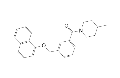 4-methyl-1-{3-[(1-naphthyloxy)methyl]benzoyl}piperidine