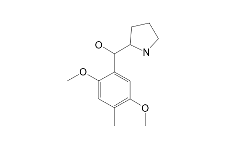ALPHA-(2,5-DIMETHOXY-4-METHYL-PHENYL)-2-PYRROLIDINE-METHANOL;(STEREOISOMER-1)