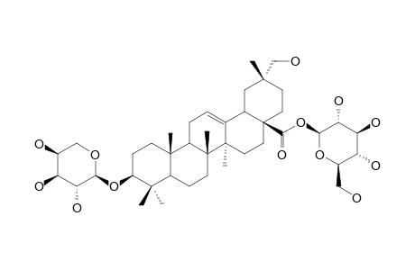29-Hydroxy-oleanolic-acid-3.beta.-O.alpha.-L-arabinopyranosyl-28-O.beta.-D-glucopyranoside
