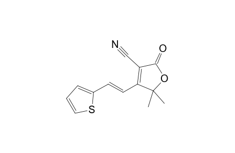 3-Cyano-4-(thiophen-2-ylvinyl)-5,5-dimethyl-2(5H)-furanone