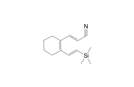 (E)-3-[2-[(E)-2-trimethylsilylethenyl]-1-cyclohexenyl]-2-propenenitrile