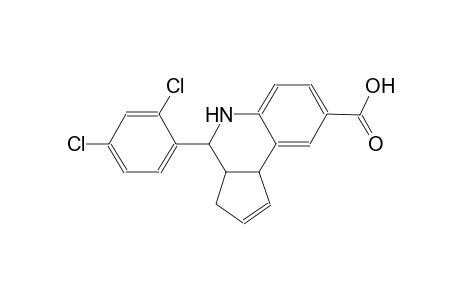 3H-cyclopenta[c]quinoline-8-carboxylic acid, 4-(2,4-dichlorophenyl)-3a,4,5,9b-tetrahydro-