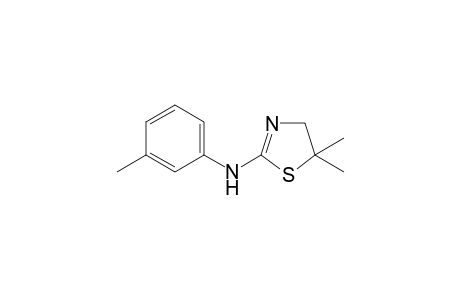 2-Thiazolamine, 4,5-dihydro-5,5-dimethyl-N-(3-methylphenyl)-