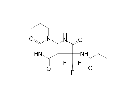 N-[1-isobutyl-2,4,6-trioxo-5-(trifluoromethyl)-2,3,4,5,6,7-hexahydro-1H-pyrrolo[2,3-d]pyrimidin-5-yl]propanamide