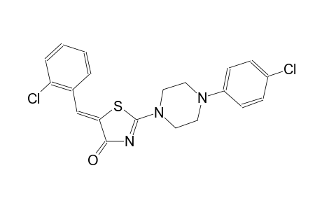 (5Z)-5-(2-chlorobenzylidene)-2-[4-(4-chlorophenyl)-1-piperazinyl]-1,3-thiazol-4(5H)-one
