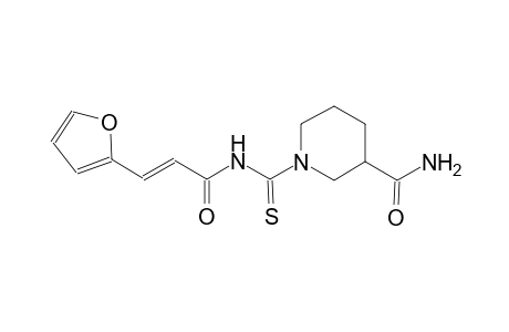 1-({[(2E)-3-(2-furyl)-2-propenoyl]amino}carbothioyl)-3-piperidinecarboxamide