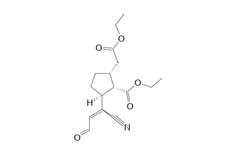 (1S,2S,5R)-2-[(Z)-1-cyano-3-keto-prop-1-enyl]-5-(2-ethoxy-2-keto-ethyl)cyclopentane-1-carboxylic acid ethyl ester