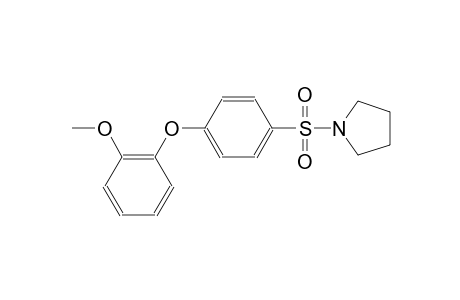 1-{[4-(2-methoxyphenoxy)phenyl]sulfonyl}pyrrolidine