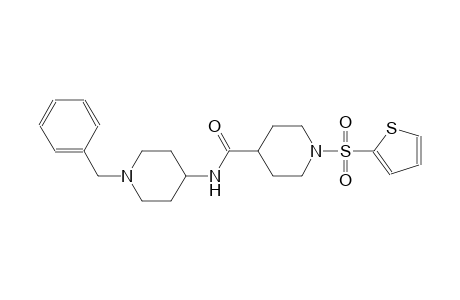 N-(1-benzyl-4-piperidinyl)-1-(2-thienylsulfonyl)-4-piperidinecarboxamide