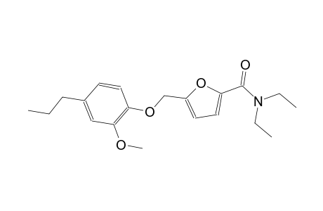 N,N-diethyl-5-[(2-methoxy-4-propylphenoxy)methyl]-2-furamide