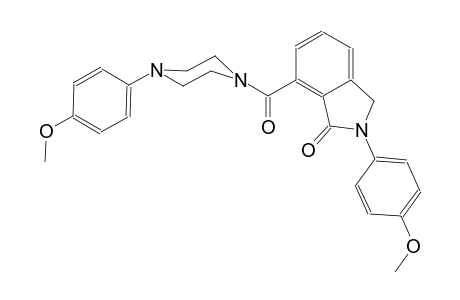 2-(4-methoxyphenyl)-7-{[4-(4-methoxyphenyl)-1-piperazinyl]carbonyl}-1-isoindolinone