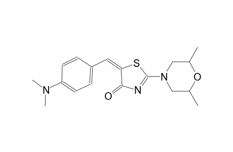 (5E)-5-[4-(dimethylamino)benzylidene]-2-(2,6-dimethyl-4-morpholinyl)-1,3-thiazol-4(5H)-one