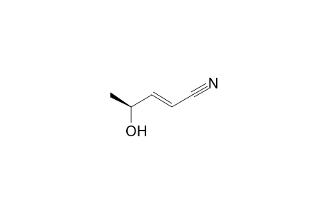 (E,4S)-4-Hydroxy-2-pentenenitrile