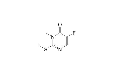 2-methylthio-3-methyl-5-fuoro-3,4-dihydropyrimidin-4-one